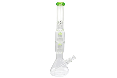 Double Matrix Beaker Bong - 18"