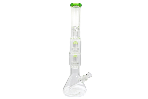 Double Matrix Beaker Bong - 18"