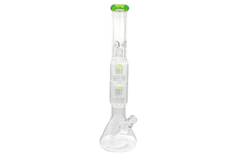 Double Matrix Beaker Bong - 18"