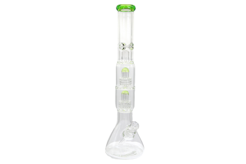 Double Matrix Beaker Bong - 18"