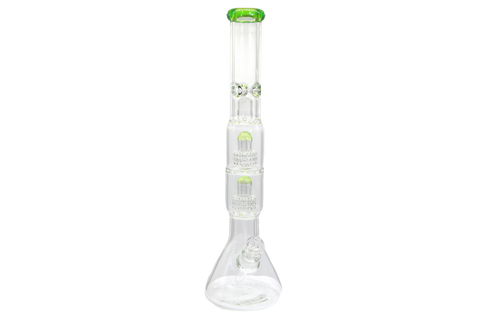 Double Matrix Beaker Bong - 18"