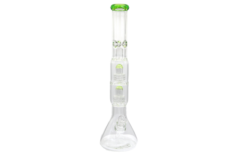 Double Matrix Beaker Bong - 18"