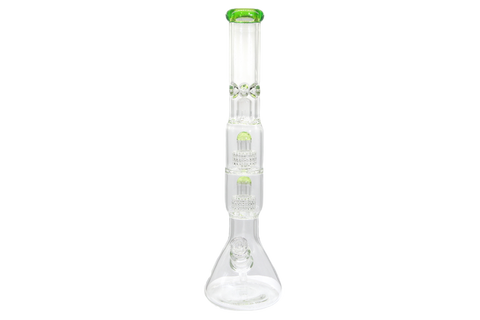 Double Matrix Beaker Bong - 18"