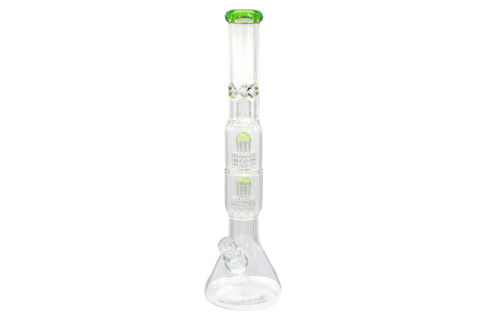 Double Matrix Beaker Bong - 18"