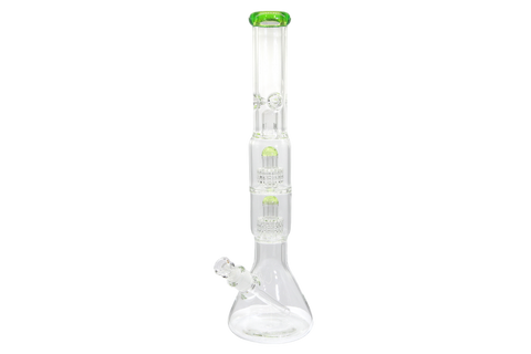 Double Matrix Beaker Bong - 18"