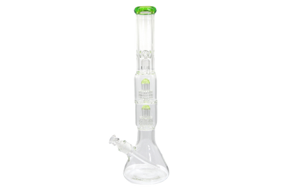 Double Matrix Beaker Bong - 18&quot;