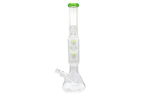 Double Matrix Beaker Bong - 18"