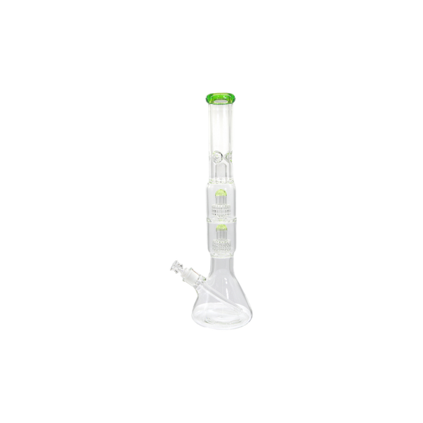 Double Matrix Beaker Bong - 18"