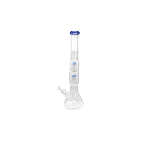 Double Matrix Beaker Bong - 18"