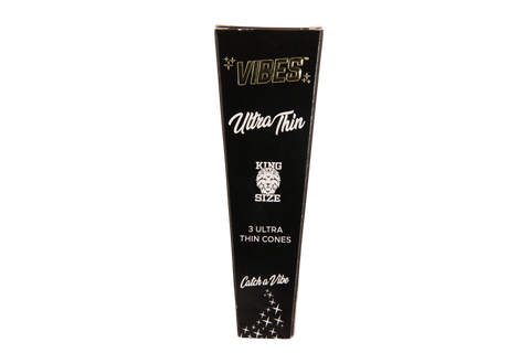 Vibes Ultra Thin Cones - King Size 3pk