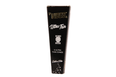 Vibes Ultra Thin Cones - King Size 3pk