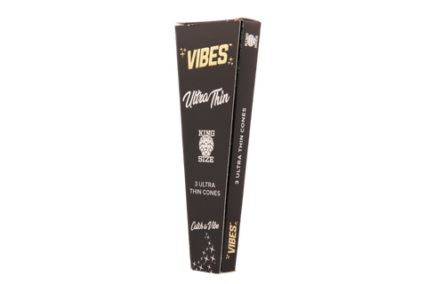 Vibes Ultra Thin Cones - King Size 3pk