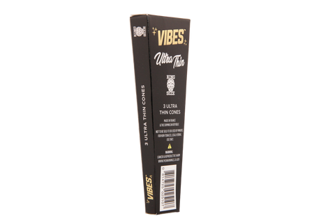 Vibes Ultra Thin Cones - King Size 3pk