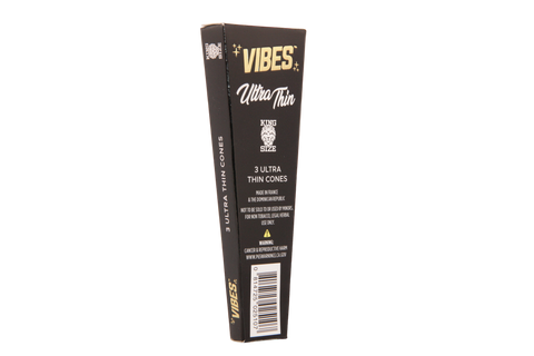 Vibes Ultra Thin Cones - King Size 3pk