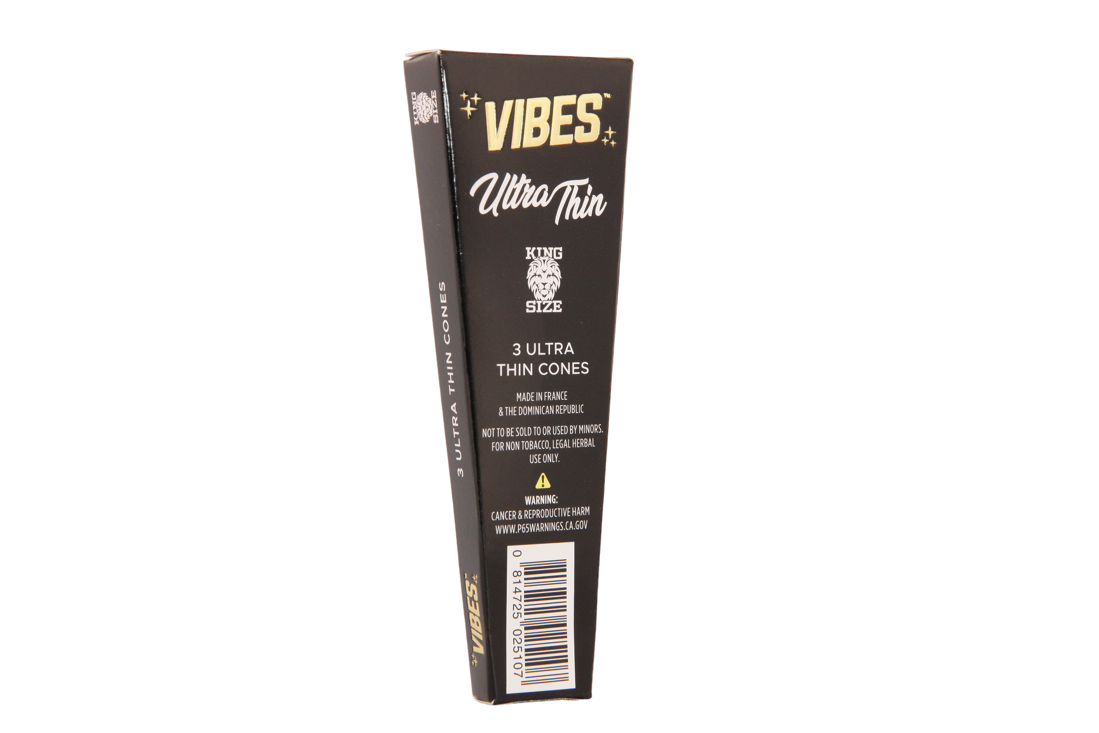 Vibes Ultra Thin Cones - King Size 3pk
