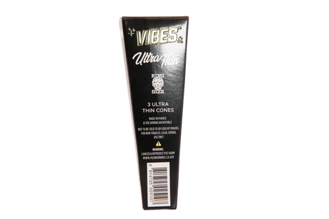 Vibes Ultra Thin Cones - King Size 3pk