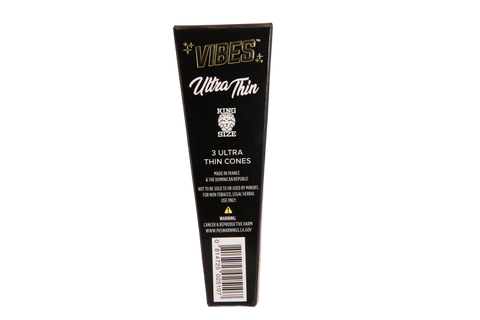 Vibes Ultra Thin Cones - King Size 3pk