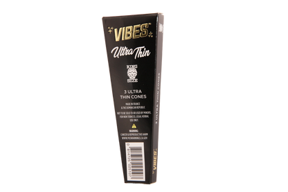 Vibes Ultra Thin Cones - King Size 3pk