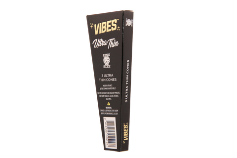 Vibes Ultra Thin Cones - King Size 3pk