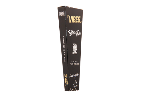 Vibes Ultra Thin Cones - King Size 3pk