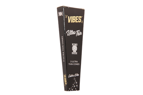 Vibes Ultra Thin Cones - King Size 3pk