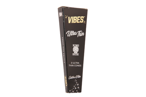 Vibes Ultra Thin Cones - King Size 3pk