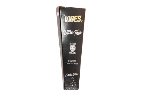 Vibes Ultra Thin Cones - King Size 3pk