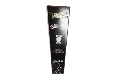 Vibes Ultra Thin Cones - King Size 3pk