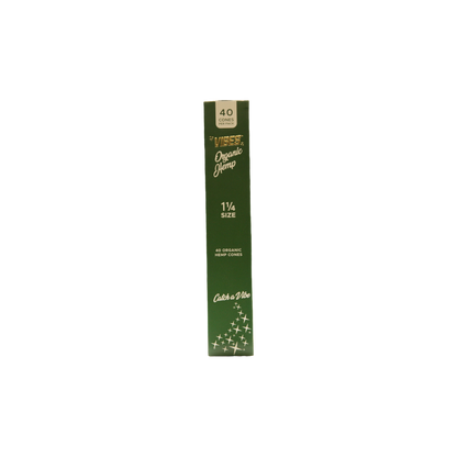 Vibes Organic Hemp Cones - 1 1/4 / 40 Pack