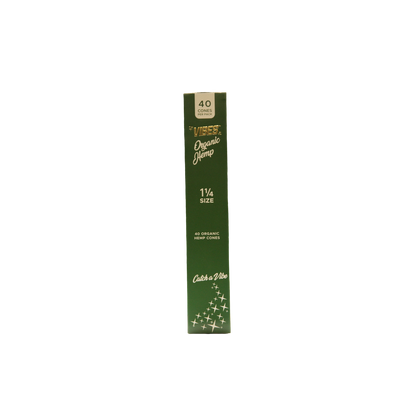 Vibes Organic Hemp Cones - 1 1/4 / 40 Pack
