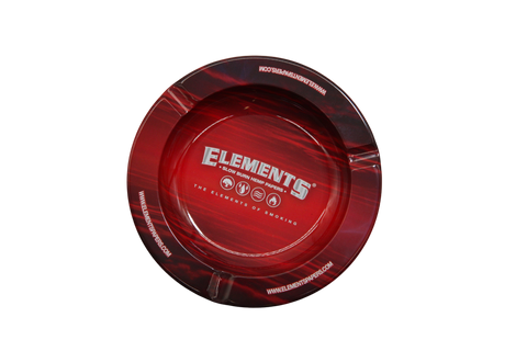 Elements Metal Ashtray with Magnet - Red