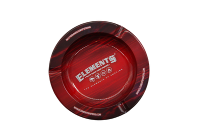 Elements Metal Ashtray with Magnet - Red