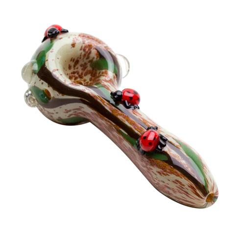 Lady Bugs Dry Pipe - Empire Glassworks