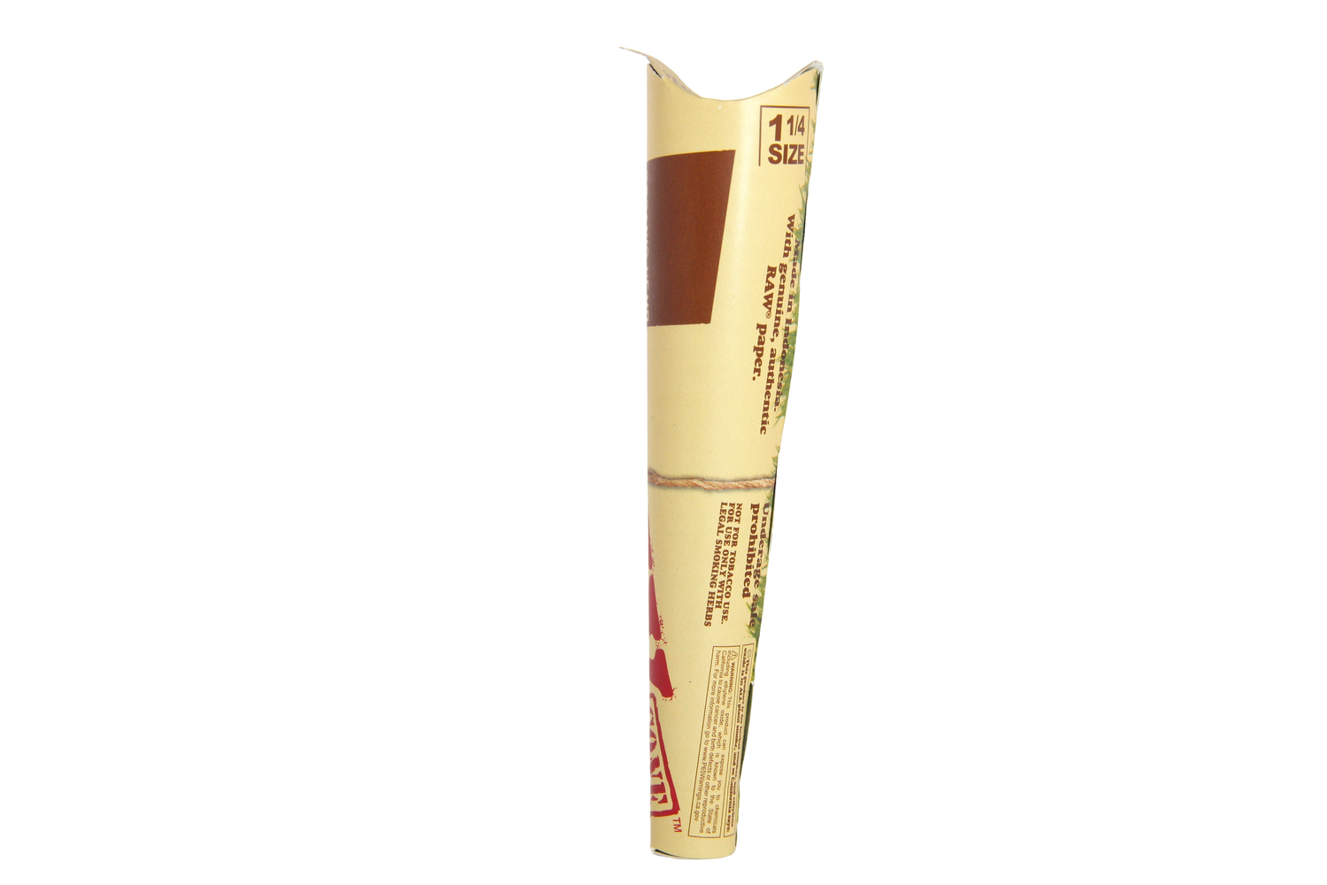 Raw Organic Hemp Cones 6pk - 1 1/4