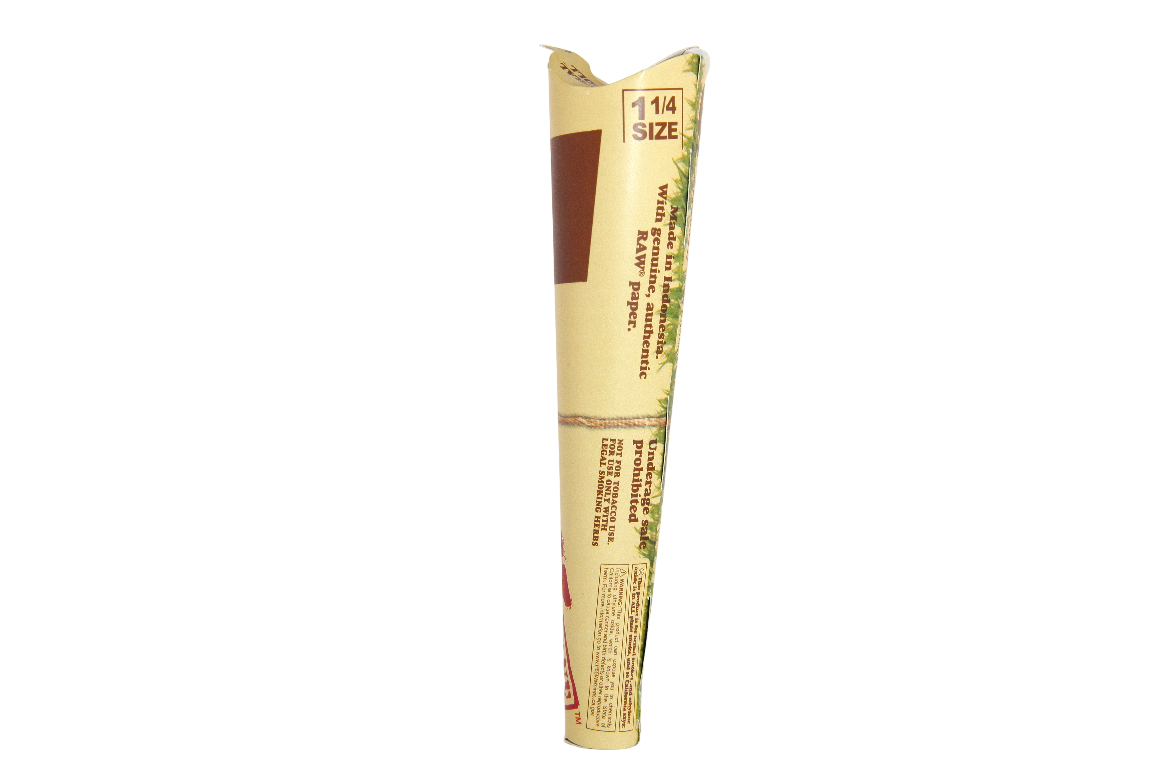 Raw Organic Hemp Cones 6pk - 1 1/4