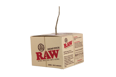 RAW HEMP WICK BALL - 100 ft