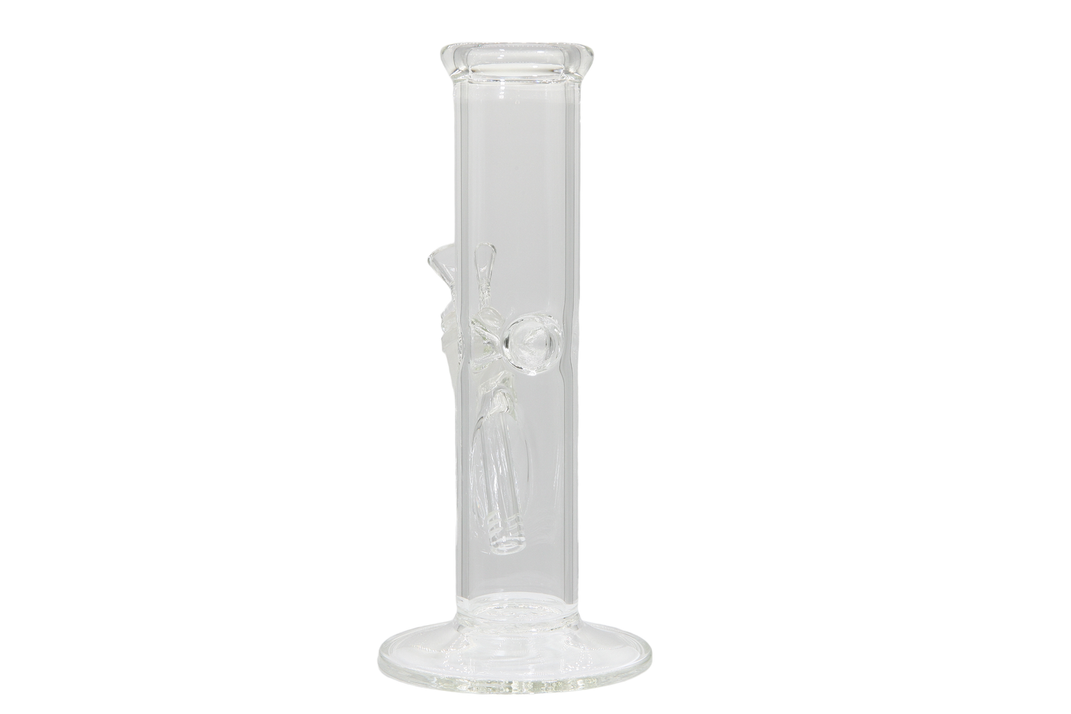 Straight Tube Bong - 10&quot; / Clear