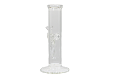 Straight Tube Bong - 10" / Clear