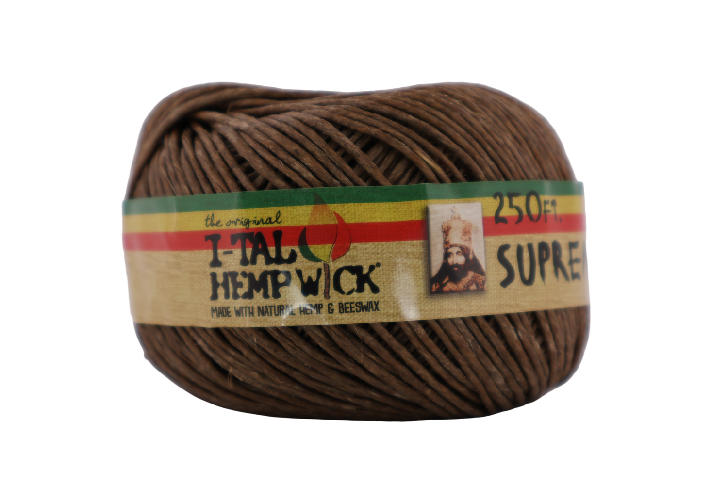 I-TAL ROLLED HEMP WICK 250 FT SUPREME SPOOL