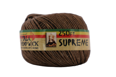 I-TAL ROLLED HEMP WICK 250 FT SUPREME SPOOL