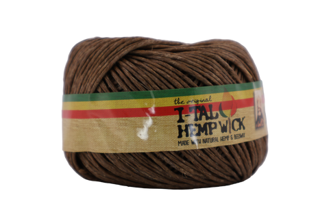 I-TAL ROLLED HEMP WICK 250 FT SUPREME SPOOL