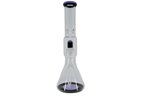 Two Tone Matrix Perk Beaker Bong - 16"