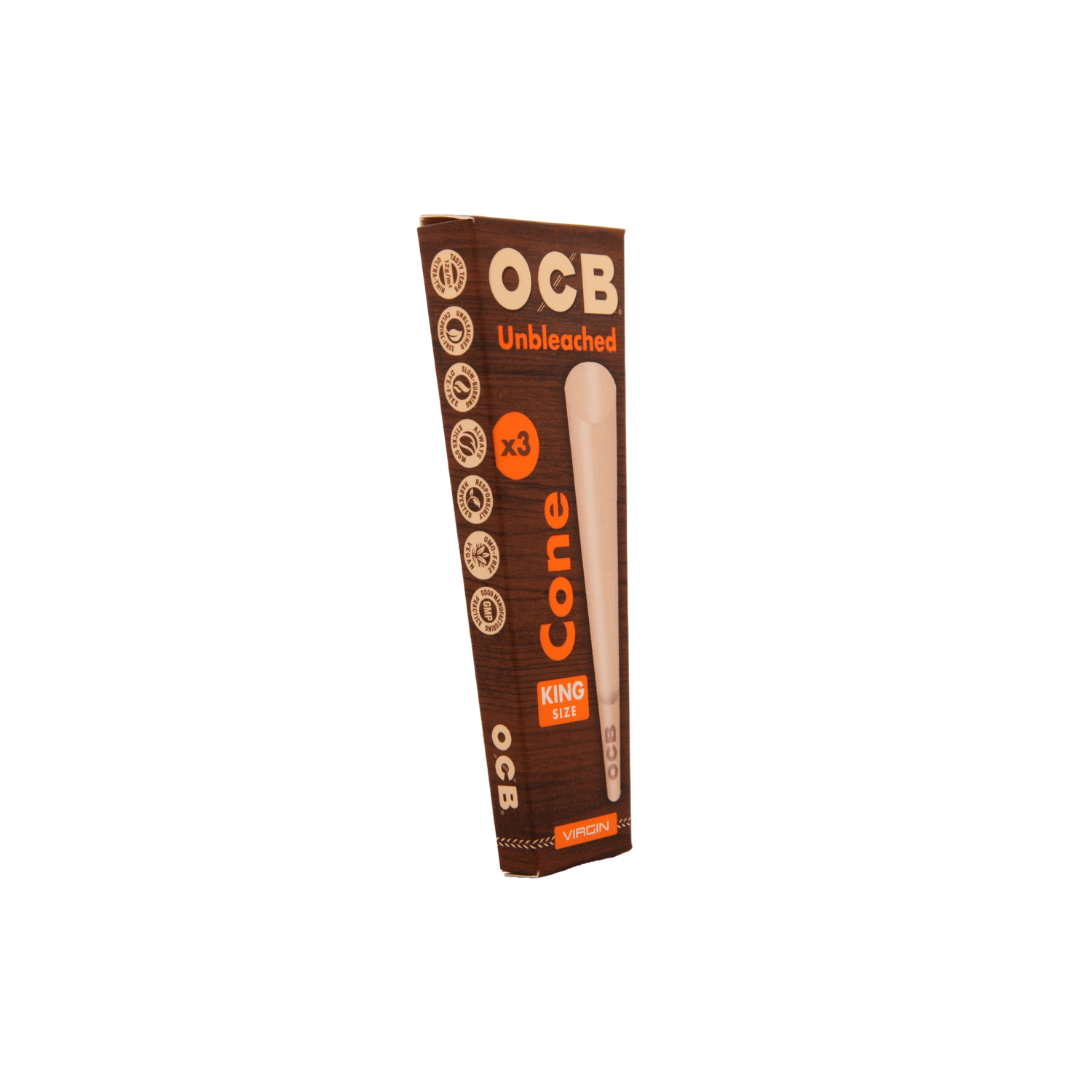 OCB Virgin Cones - King Size 3pk