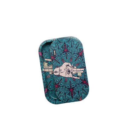 Rolling Tray Kit W/ Magnetic Lid - Afghan Hemp
