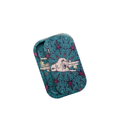 Rolling Tray Kit W/ Magnetic Lid - Afghan Hemp