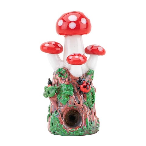 Mushrooms Dry Pipe - Empire Glass